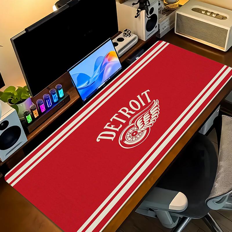 Detroit Red Wings Color Mouse Pad Large Gaming Table Cushion Non-slip Laptop Tablet Big Mousepad XXL Mat Mini PC Playmat With Lock Edge