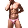 Men's G-Strings Sexy Pouch Bulge Underwear Seamless Hot T-Back Thong Butt-Flaunting Low Rise Stretchy Briefs