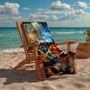 Ninja Fashion Beach Towel: Ideal for Summer Adventures Soft, absorbent and quick drying suitable for swimming and bathing