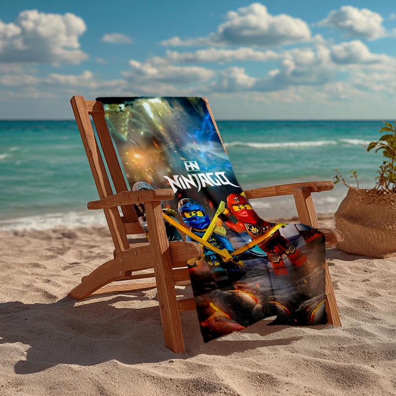 Ninja Fashion Beach Towel: Ideal for Summer Adventures Soft, absorbent and quick drying suitable for swimming and bathing