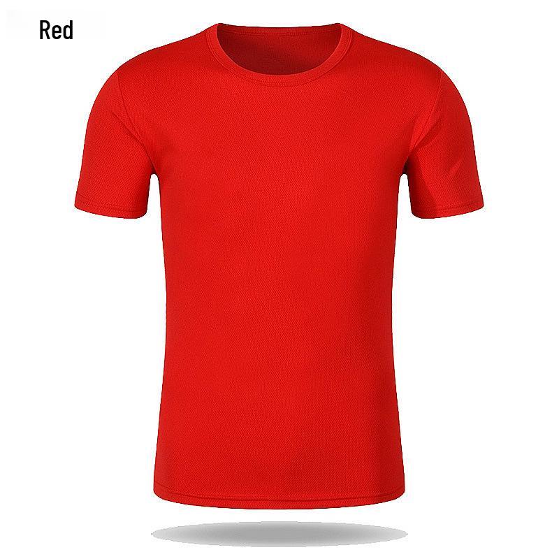 Custom Quick-Dry Round-Neck T-Shirts: Short-Sleeve Class Uniforms, Election Shirts, Summer Workwear, Cultural Shirts with Printed Logos