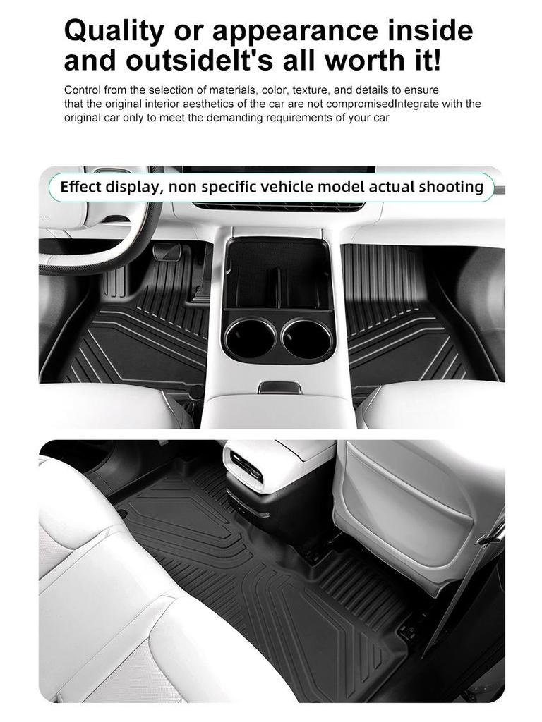 Eco-Friendly TPE Floor Mats for 2019-2026 Honda Passport – Includes Trunk Mats