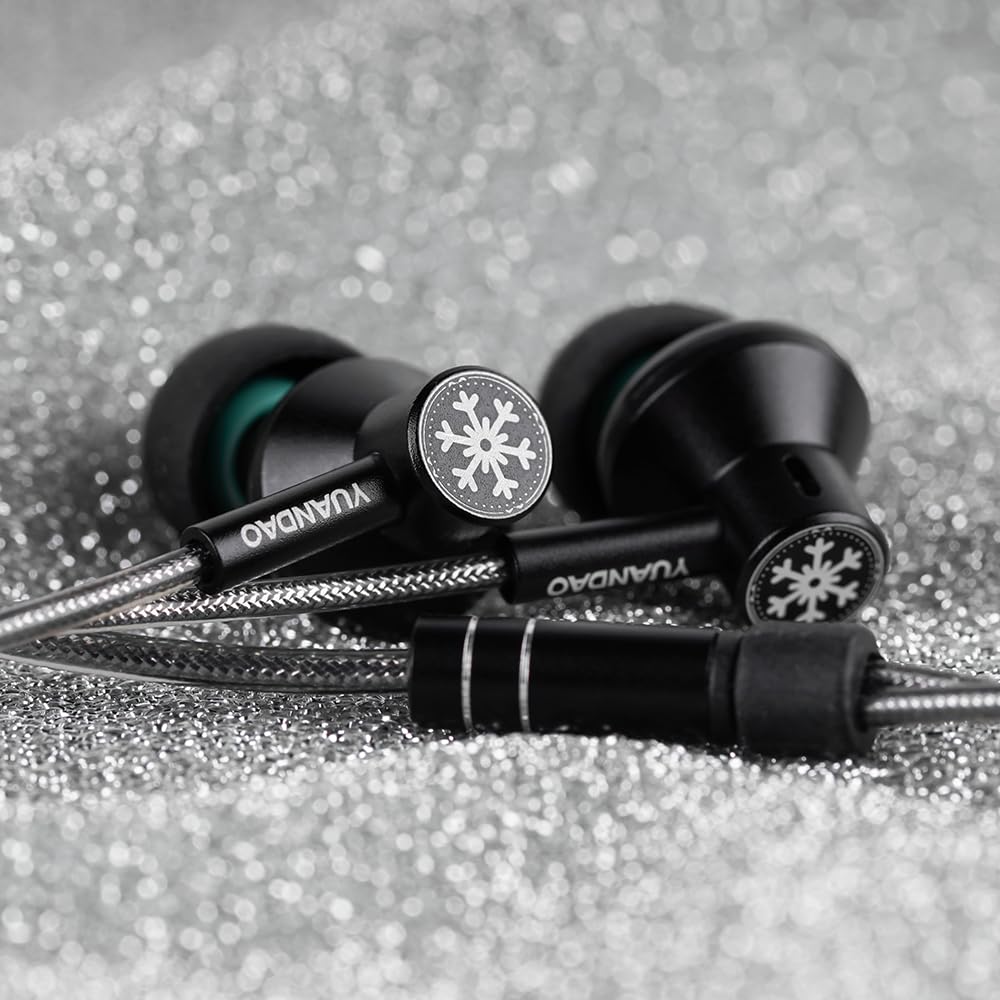 Auricolari In-Ear NICEHCK StringSnow, Driver Dinamico da 10mm, 1DD, Cablati, Diaframma a Cupola in PU Composito PEEK + LCP, Design Ottimizzato della Struttura Risonante,