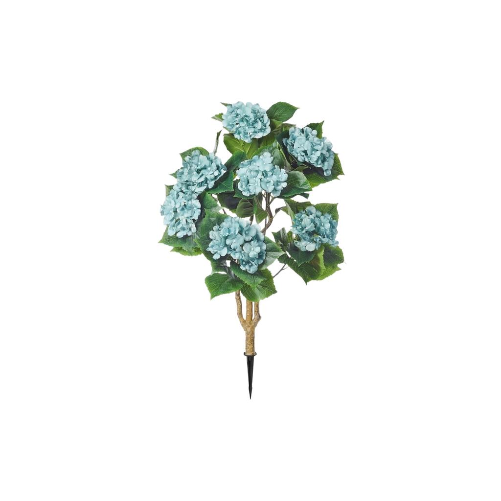 1pc3ft   Simulation Hydrangea Potted Plant Outdoor Garden Decoration Artificial Flower Tree Artificial Plant Ground Insert