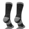 [YUEDGE] Men's Sports Socks, Thick, Cushioned, for Hiking and Trekking, Breathable, Sweat-Absorbing, Odor-Resistant, Premium Cotton, 5-Pair Set, Size