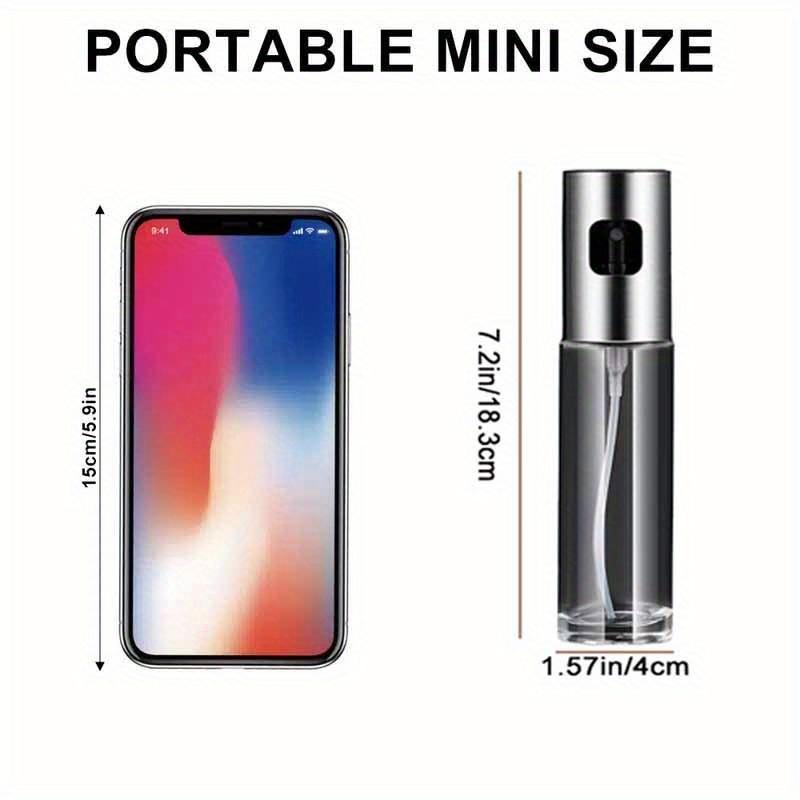 100ml Premium Glass Olive Oil Sprayer For Cooking And Outdoor Camping Kitchen Oil Spray Bottle With Adjustable Nozzle