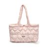 Large Capacity Quilted Heart Bag Korean Women's Handbag Casual Puffy Tote Bag  Girls