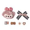 Cute Bear Hole Shoes Summer New Wear Breathable Cool Slippers Two Wear Non-slip Heightening Bag Head Slippers Ladies
