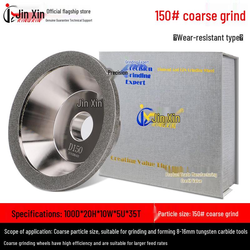 Jinxin U2 Bowl-Shaped Diamond Grinding Wheel Knife Sharpener Disc