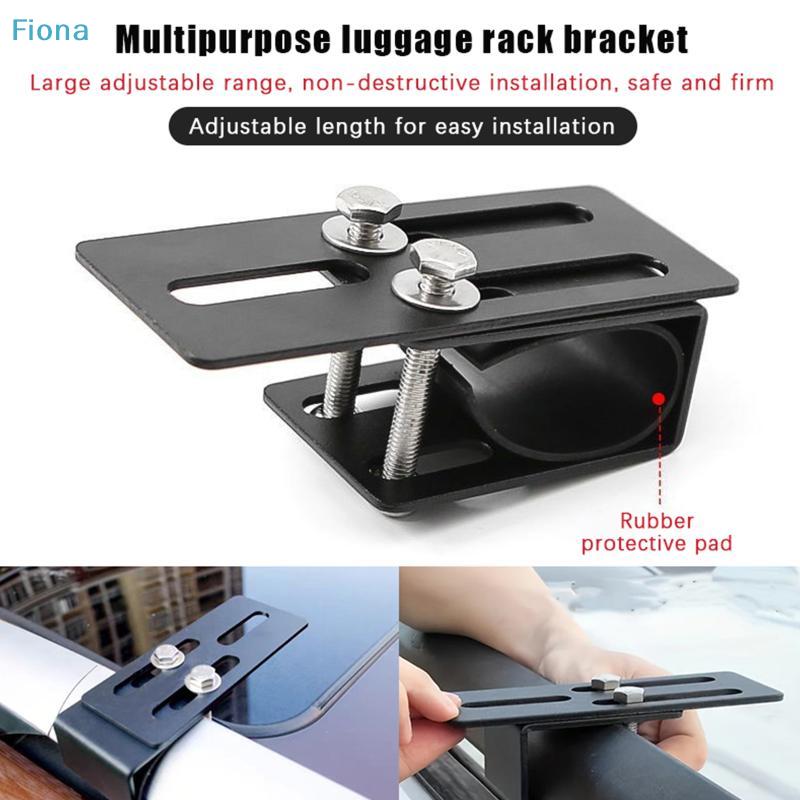 Universal Led Light Bar Roof Rack Mount Bracket Durable Iron No-Drill Installation Fixture For Suvs & Off-Road Vehicles