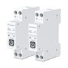 ZigBee Tuya Smart Circuit Breaker with Remote Control, Timer, Metering, Overcurrent and Overvoltage Protection, and Alarm.