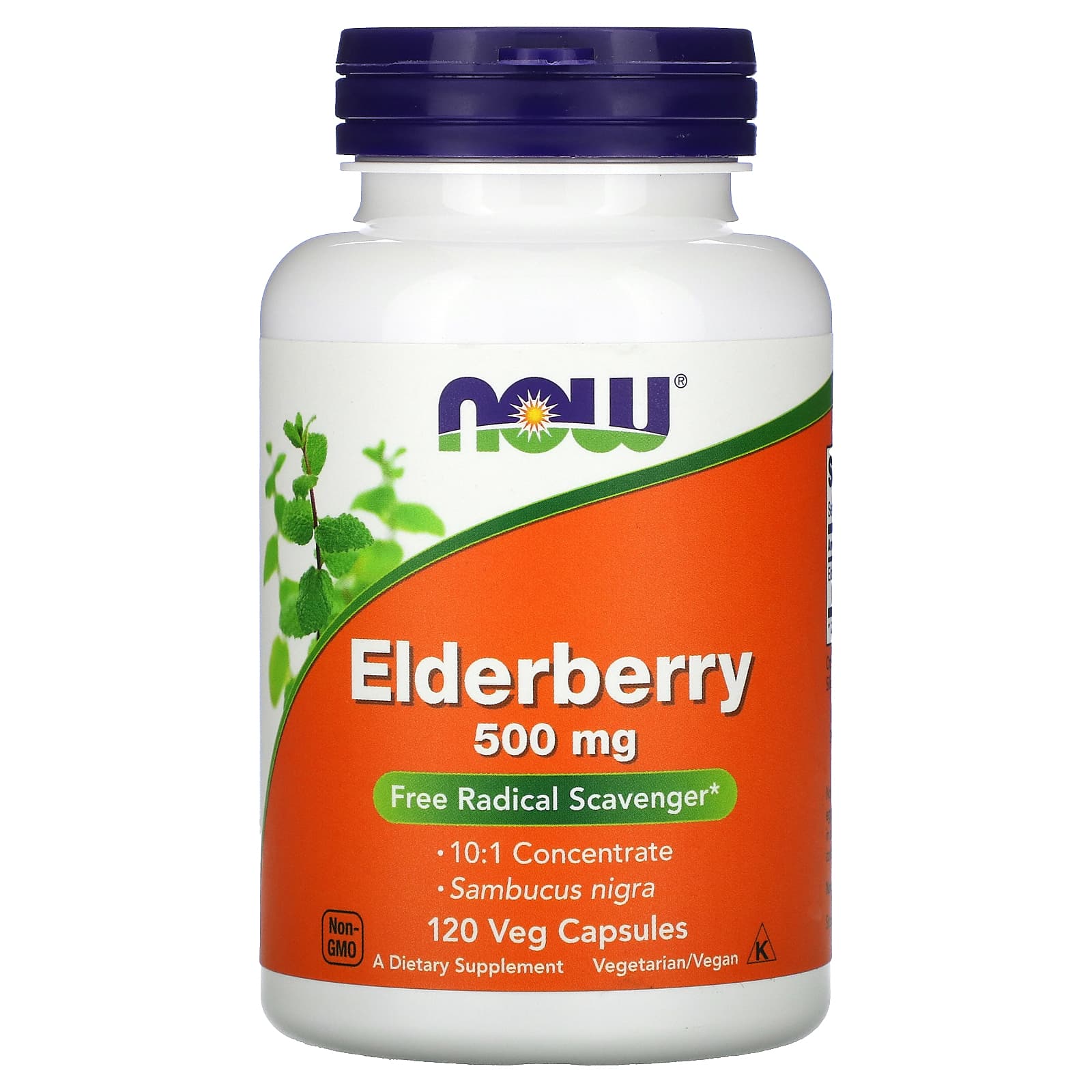

Elderberry, 500Mg, 120 Veggie Caps