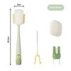 Multifunctional Bottle Cup Brush 5 In 1 Detachable Sponge Cleaning Brush For Baby Bottles Water Cups Household Cleaning
