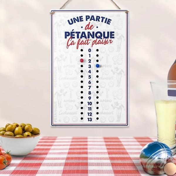 Eurowebbiz Red/Blue Scoreboard For Pétanque