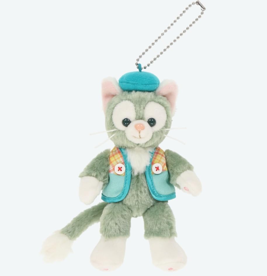 Gelatoni Plush Badge "Wonderful Friendship" Tokyo Disney Resort Exclusive Duffy & Friends Souvenir Gift
