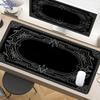 Tapis de souris Cadre Ornemental Baroque Vintage Imperméable Antidérapant Style Gothique Rétro Décoration de Bureau Noble