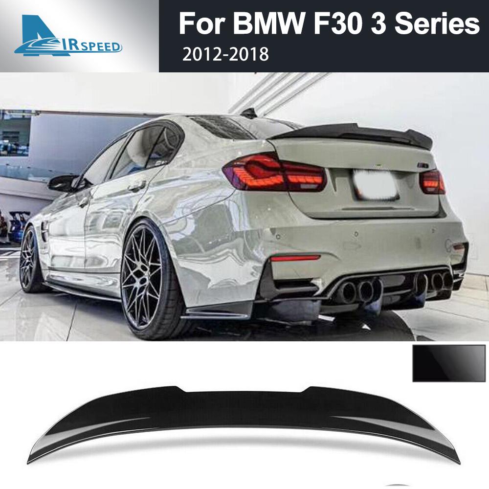 Gloss Black PSM Style Rear Trunk Spoiler Wing Lip for BMW F30 3 Series 2012-2018 F80 M3 2015-2018