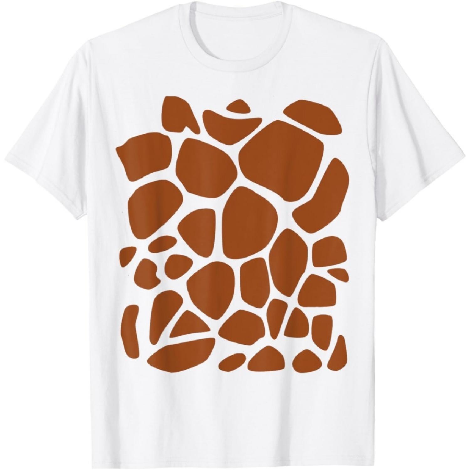 Giraffe Print Costume T-Shirt Halloween T-Shirt(1) S белый