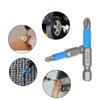 10Pcs 1/4 Hex Magnetic Cross Screw Head Anti-Slip Electric Point 50mm Drive Drill Bit Set Tool