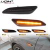 2pc Car Sequential Flashing LED Amber Turn Signal Side Marker Light For Alfa Romeo 147 156 Fiat Egea Tipo Lancia Delta Ypsilon 3