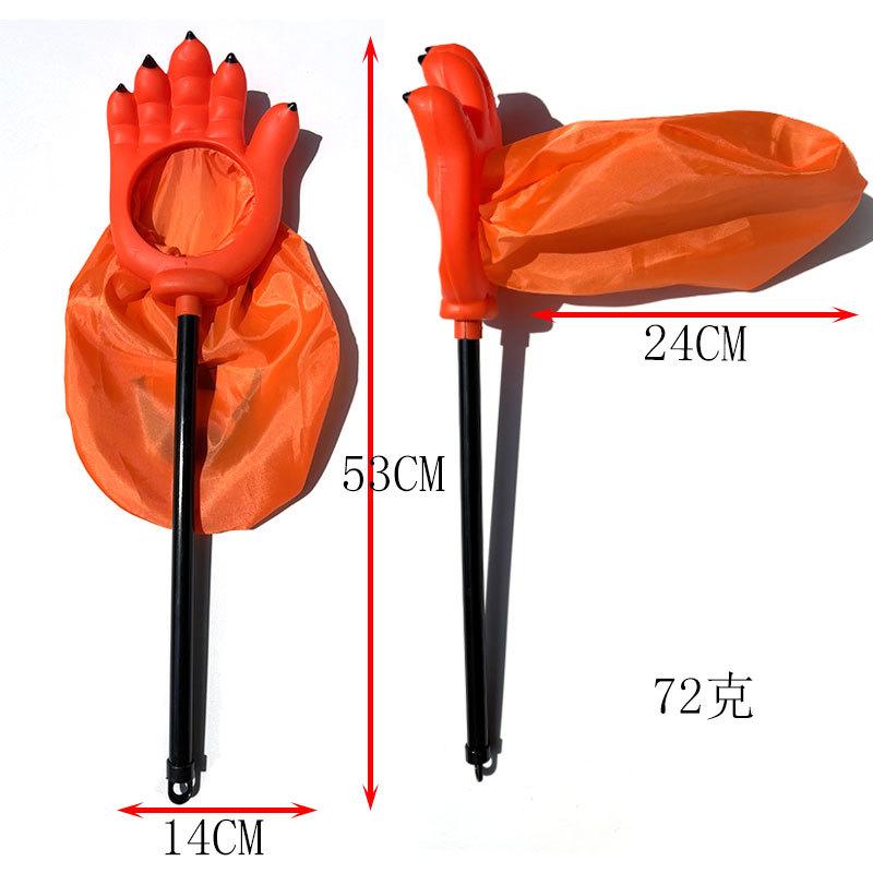 Halloween Pumpkin Trick-or-treat Bags, Candy Bags, Costume Party Ghost Claw Bags, Halloween Decorations and Props