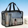Large Capacity Multifunctional Mesh Toiletry Bag Portable Organizer for Travel Business Trip Gym Cosmetic Storage