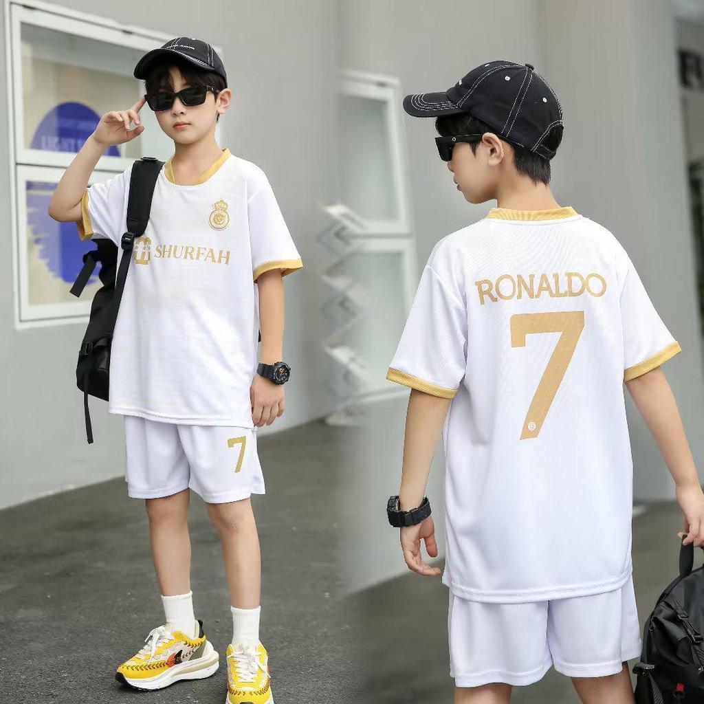 Maglia Bambino Nazionale di Riyadh 22-23: Ronaldo #7 Casa & Trasferta