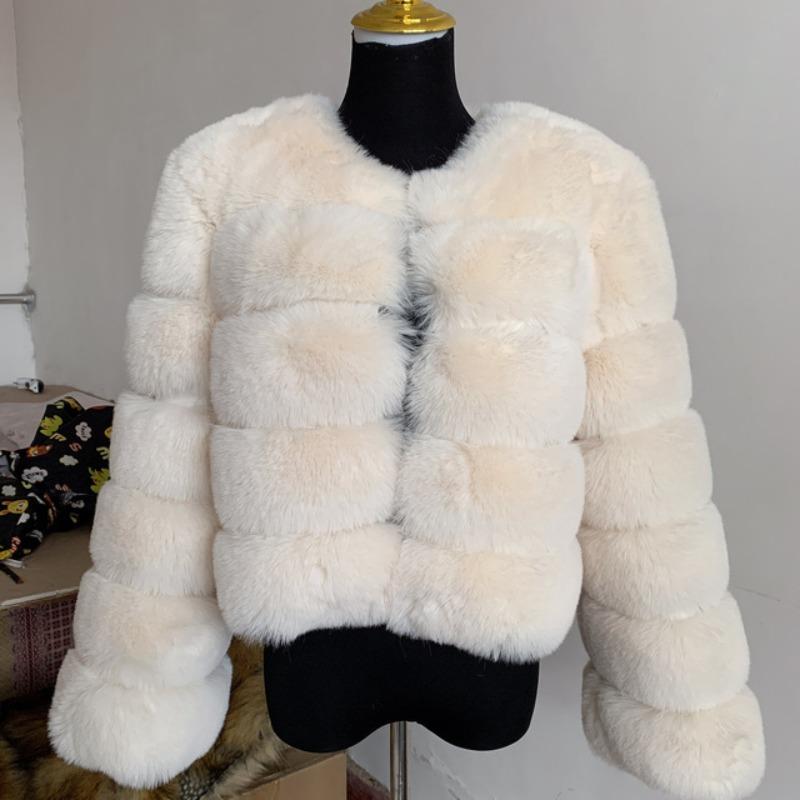 Fur Autumn and Winter New Warm Casual Splicing Women's Imitation Fox Fur Jacket Women's Clothing