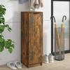 Shoe Cabinet Smoked Oak 30 x 35 x 100 cm Particleboard