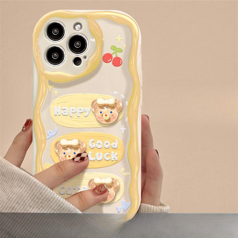 Pigment Three-dimensional Doll Suitable for Vivos16pro Mobile Phone Case Cute Silicone X90/80 Full Cover Anti-fall Y52s Soft