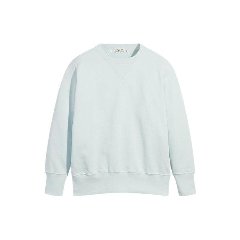 Levis Минималистичная однотонная толстовка с круглым вырезом Повседневная толстовка Мужская толстовка Синий 21931-0034 XL