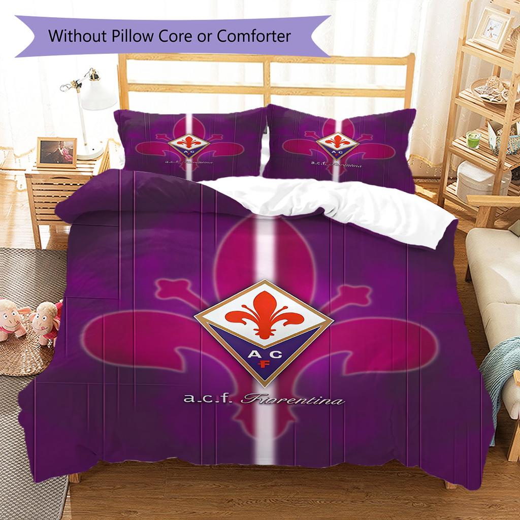 ACF Fiorentina Bedding Quilt Set Quilt Cover Pillowcase Home Decoration Birthday Gift (1 * Duvet Cover + 2 * Pillowcase, Without Core)