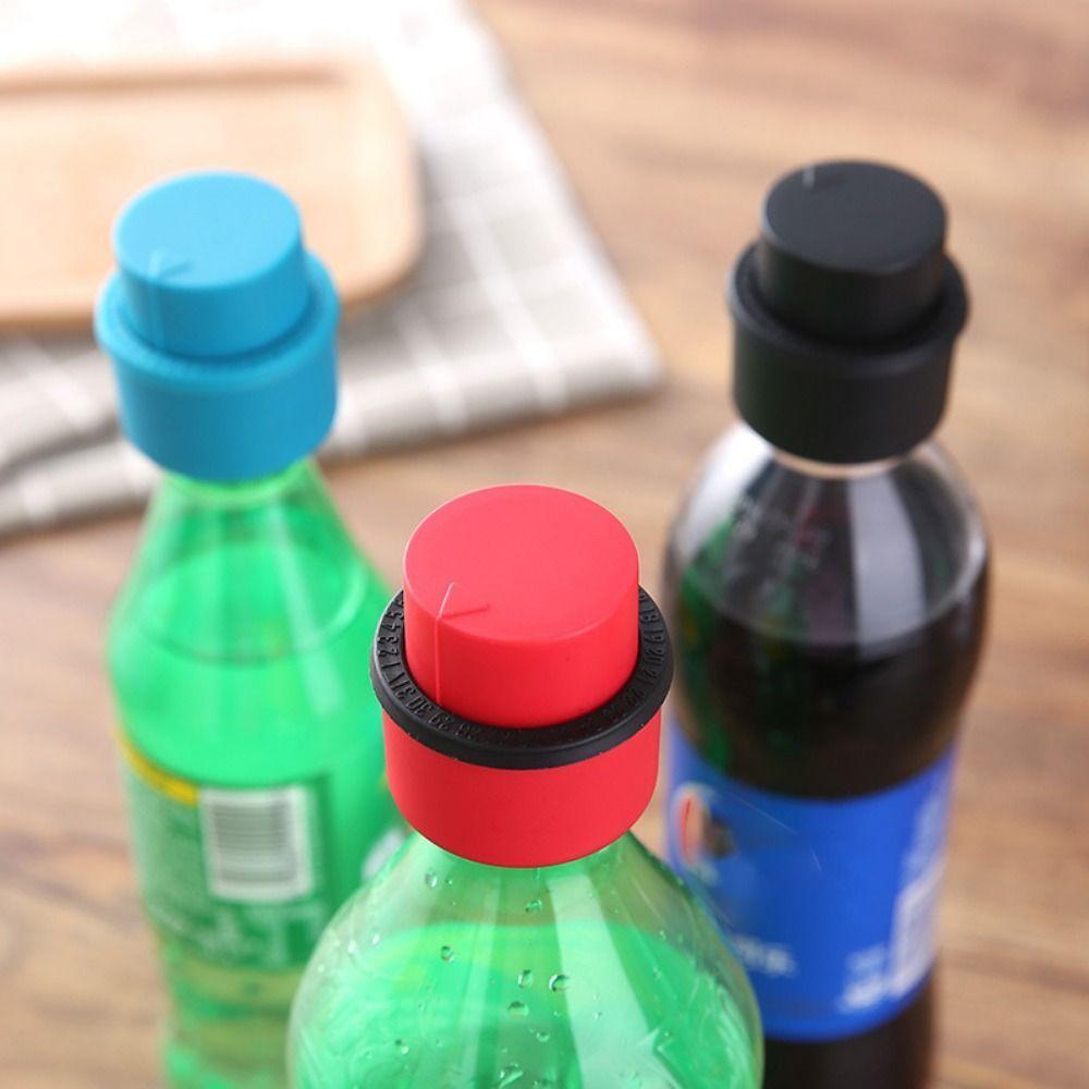 1Pcs Drink Sealer Caps Reusable Inflatable Bottle Stopper Air Tight Soda Cap Cola Pump Carbonation Keeper Beverage Saver