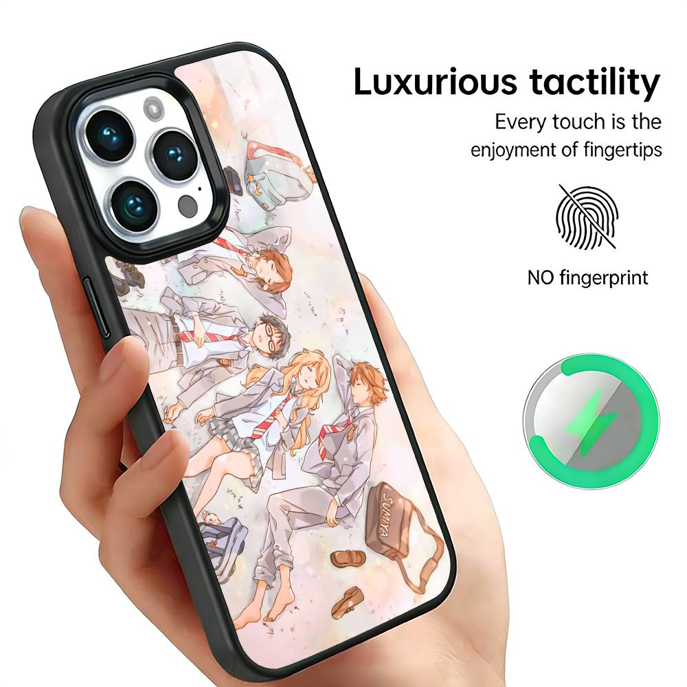Y-Your lie IN A-APRIL Phone Case For iPhone17,16,15,14,13,12,11 Plus,Pro Max For Magsafe Wireless Charging