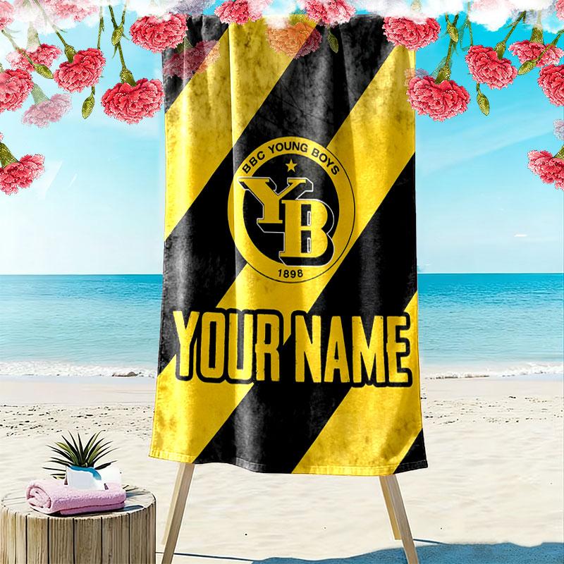 Custom Yb Print Beach Towel, Large Soft Quick Dry Towel for Beach Camping Swimming