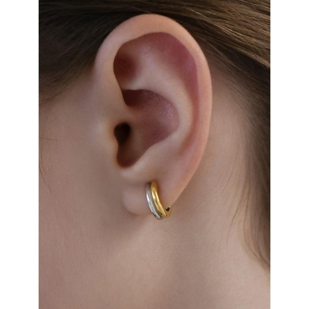 Shift Line Hoop Earrings Ec3216