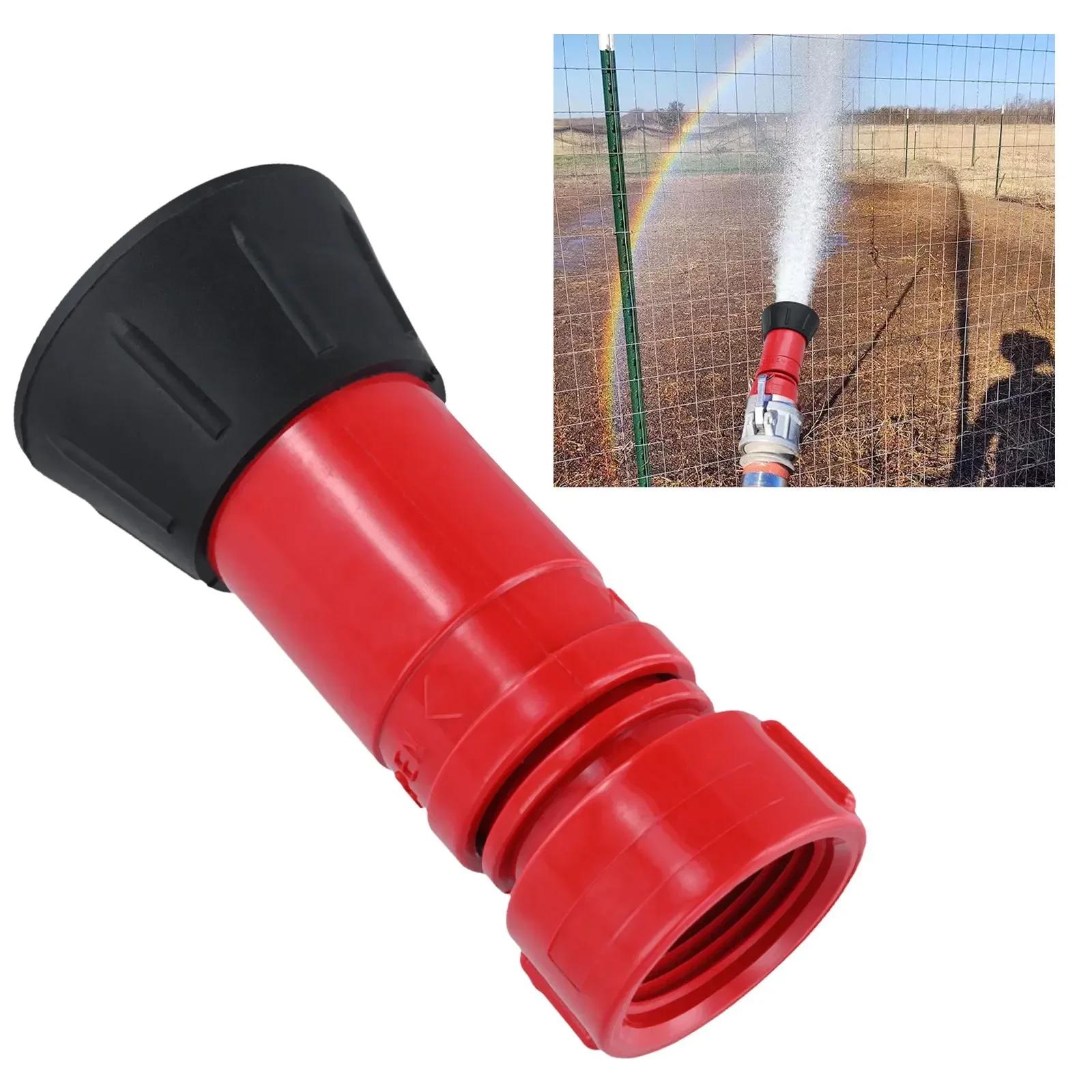 Different Scenarios High Pressure Red Fire Protection Thermoplastic Construction Fire Hose Nozzle High Pressure Performance China Mainland