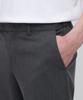 MUSINSA STANDARD Lightweight Tapered Hidden Banding Crop Slacks [Medium Gray]