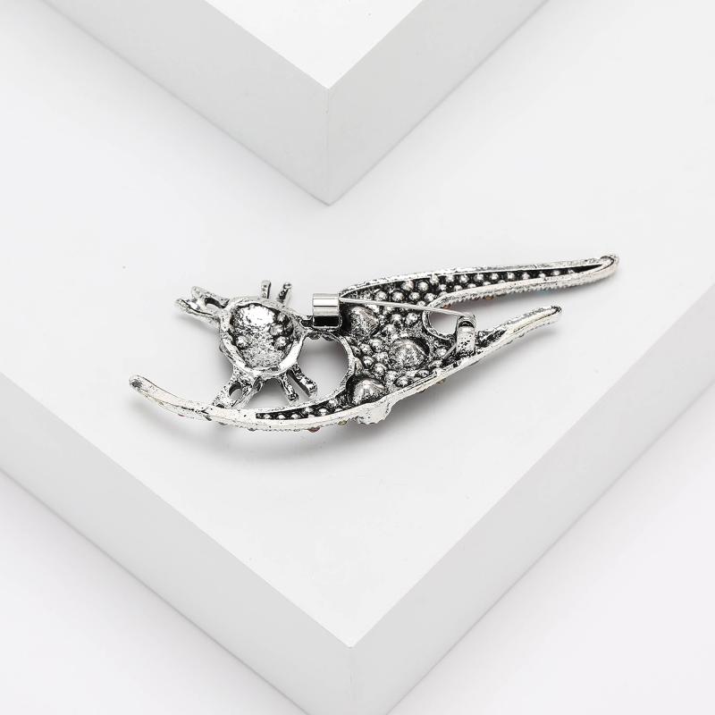 1Pcs Birthday Jewelry Crystal Cat Brooch For Women Vintage Enamel Animal Pin With Sparkling Rhinestones Cute Gift For Coats Bags