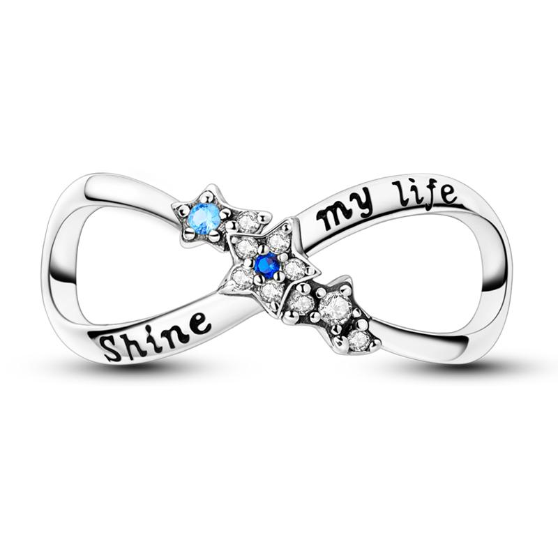 Original Copper Charms Bead Inlaid Zirconium Love Heart Pets Pendants Mom'S Gift Fit Bracelet Jewelry Diy Marking
