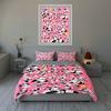 Pandas, pink, playful. Bedding Duvet cover sets Duvet covers Pillowcases gifts (1 * Duvet Cover 2 * Pillowcases, without duvet insert)