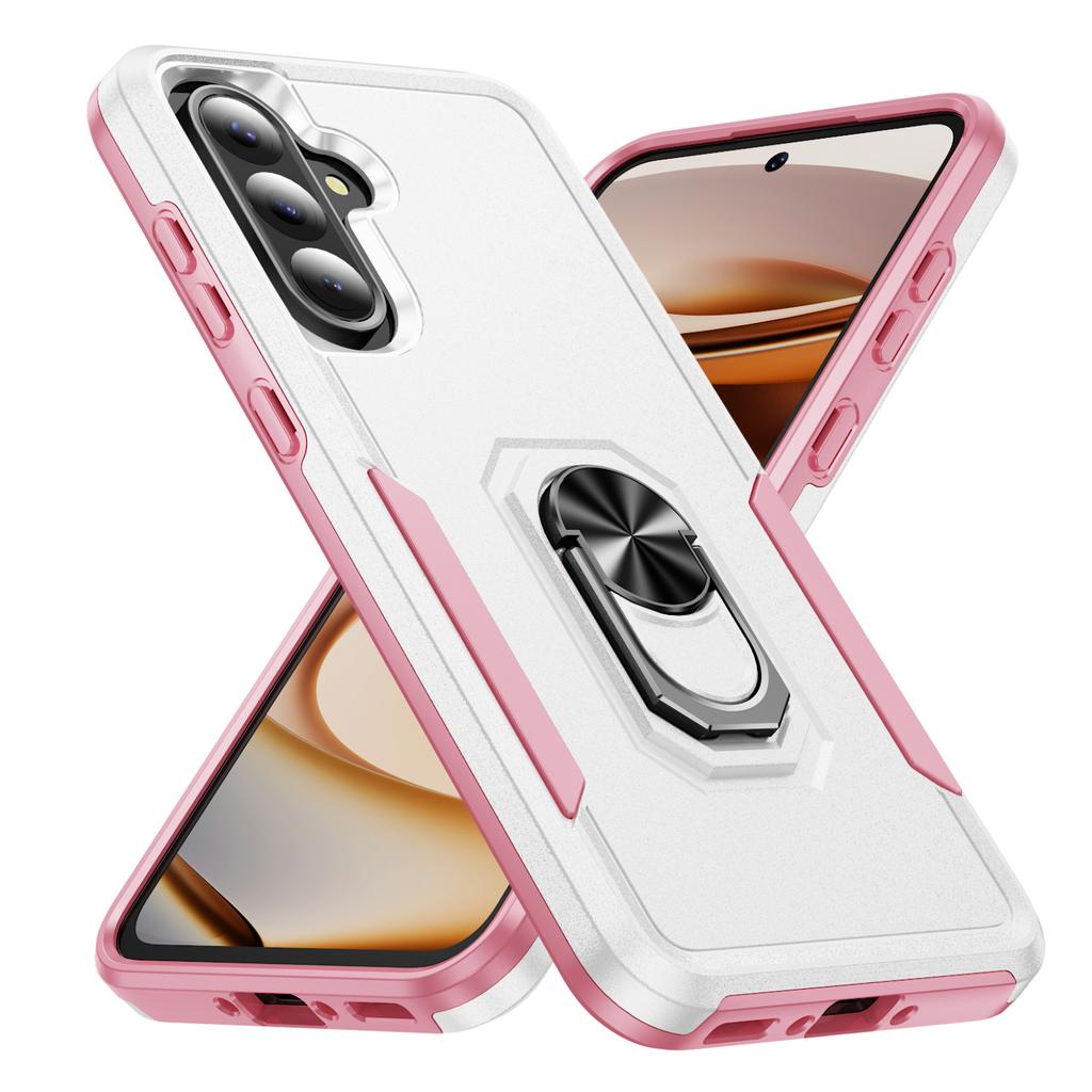 Für Samsung Galaxy A36 5G Hülle Militärische Schutzklasse Ring-Ständer PC+TPU Handyhülle