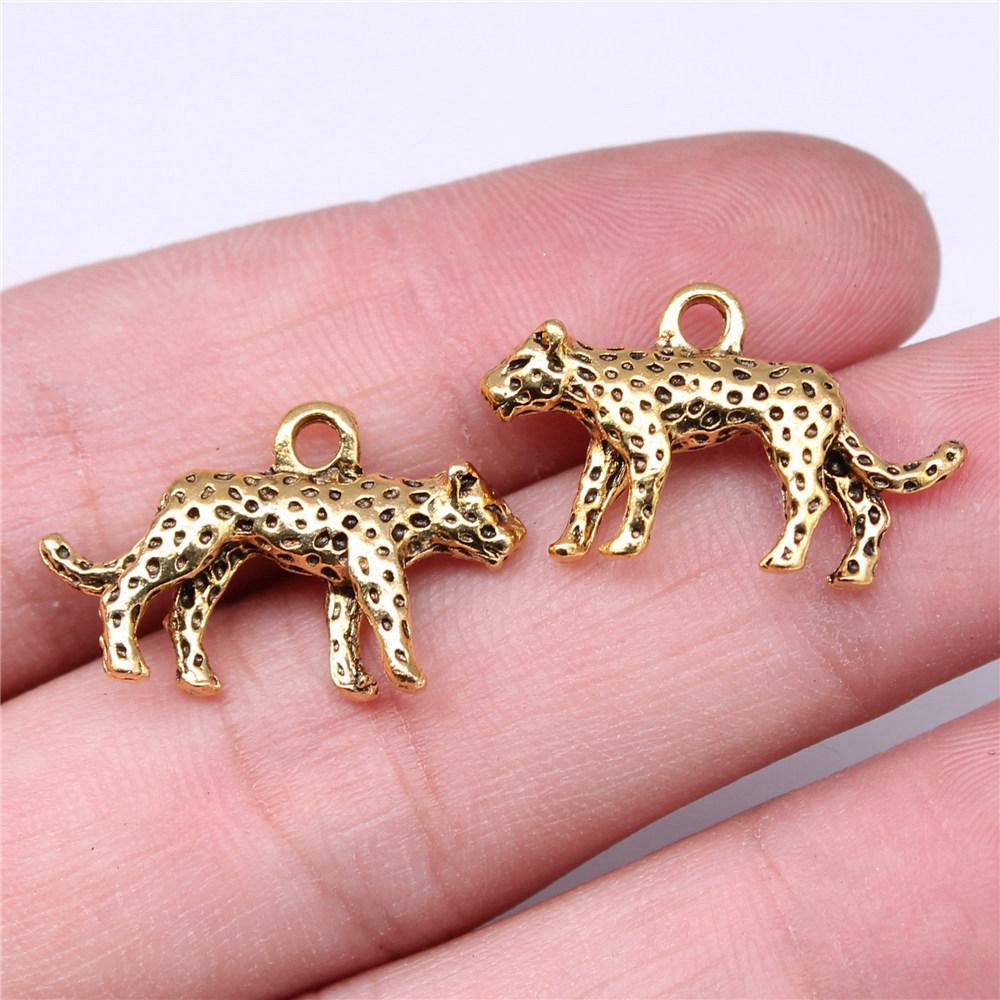 Charms Tiger Lion Wolf Pendants Kids' Jewelry Materials QC131