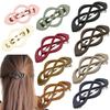 1/4 Stück Vintage Französische Haarspangen für Damen Mädchen Geometrisch Kreuzknoten Federklemme Halboffene Hochsteckfrisur Haarstyling Zubehör