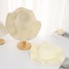 Summer Beach Wavy Edge Wide Brim Straw Hat For Seaside Vacation Women Outdoor Sun Cap