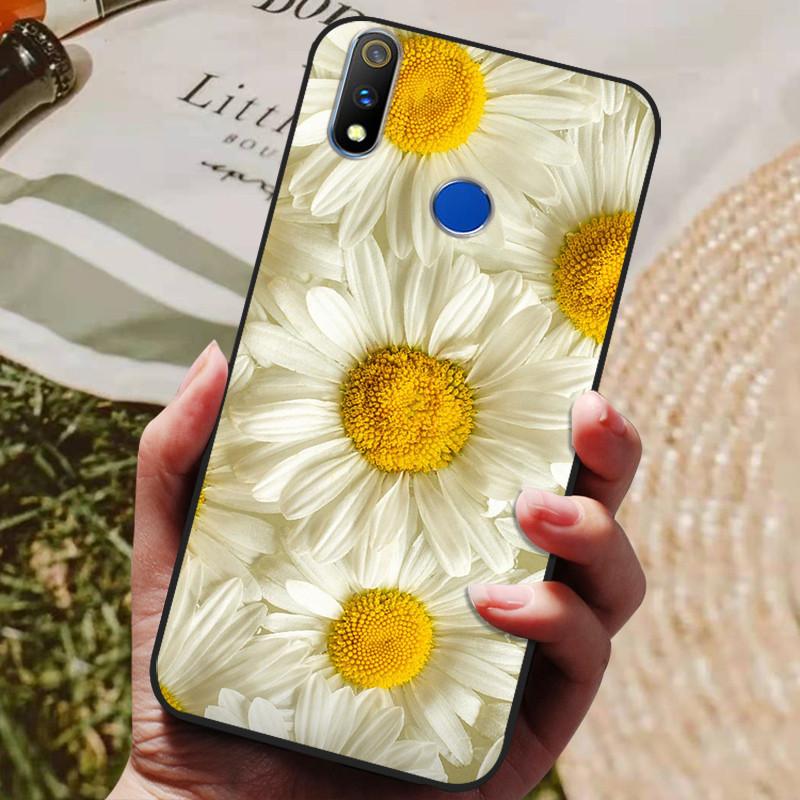 Realme 3 Pro Kılıfı Yumuşak Silikon TPU Arka Kapak OPPO Realme 3 Pro RMX1851 İçin Kılıf Funda Realme3 RMX1825 RMX1821 Darbeye Dayanıklı