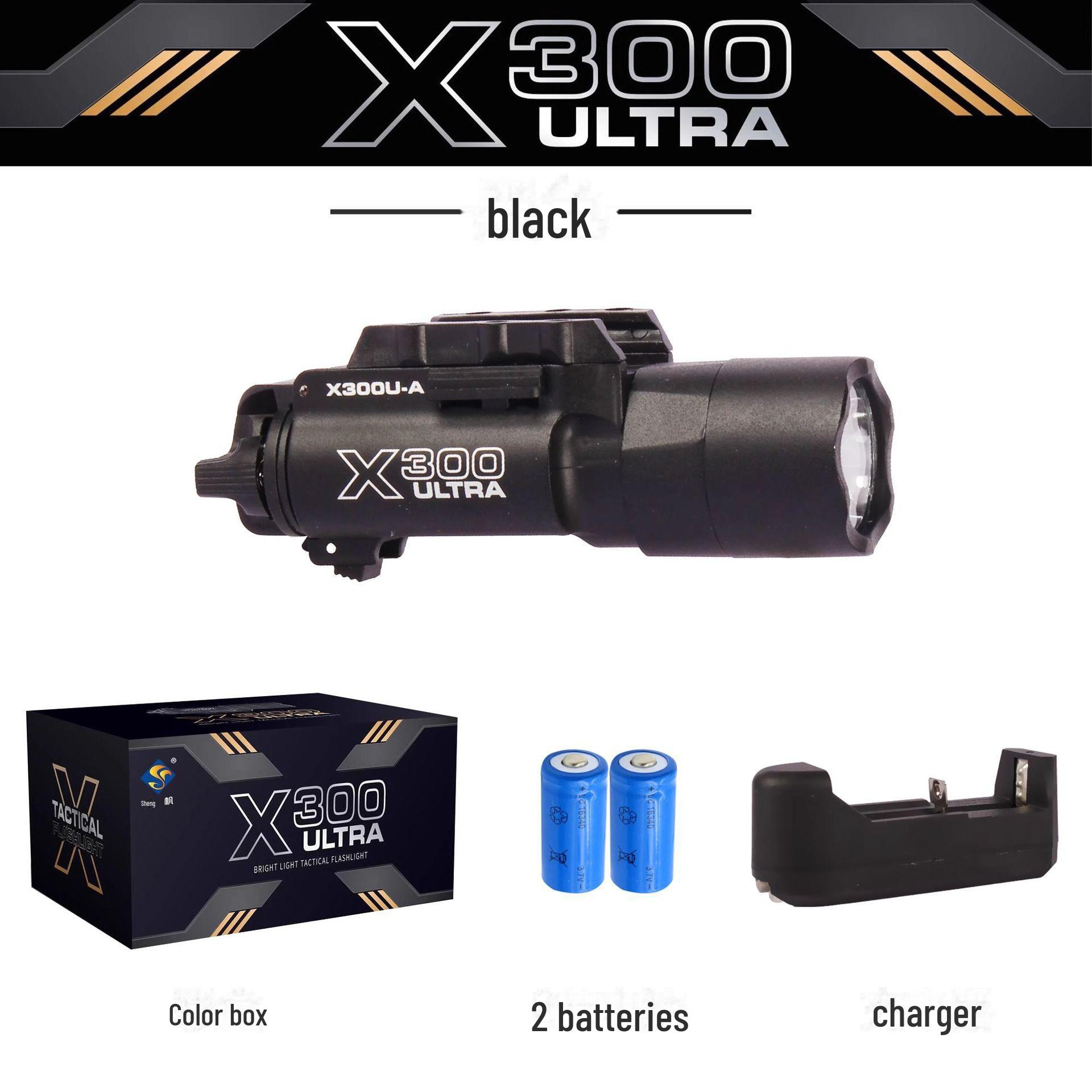 

Alloy X300U Tactical Under-Hung Strobe Lightlight 500 Люмен, металевий фотоелектричний портативний ліхтарик Glock
