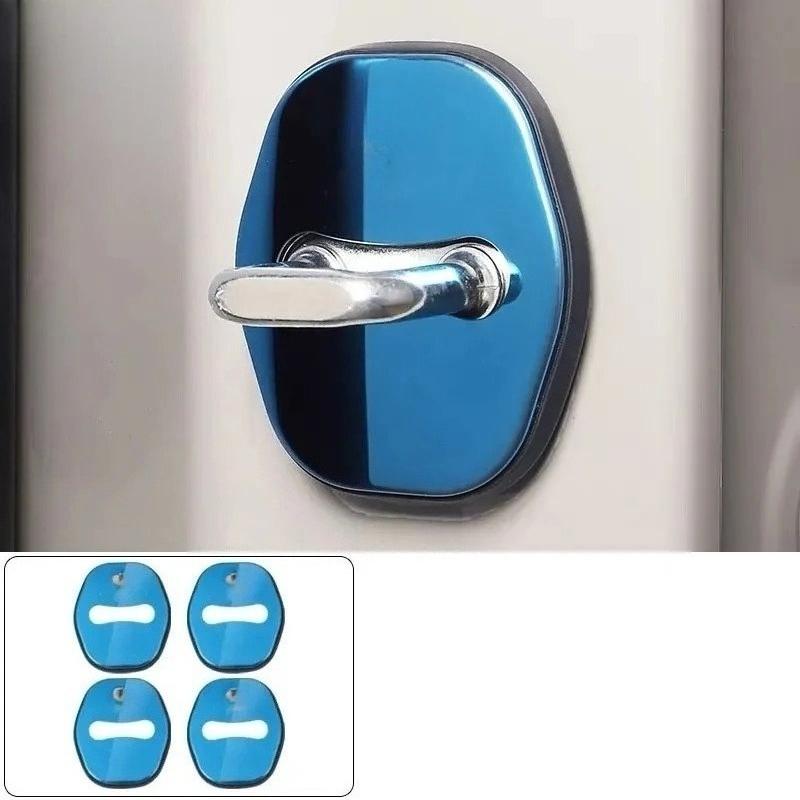 For Leapmotor C10 2024 2025 Car Silicone Door Lock Protective Cover Anti-Collision Shock Absorbing Pad Accessories