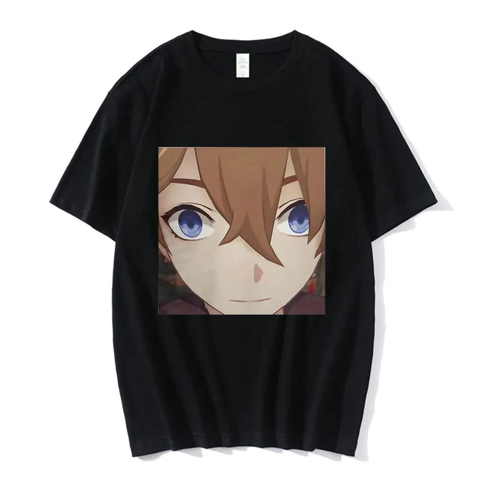 

Genshin Impact Game TShirts O Neck Women Anime Tartaglia Face Meme T Shirt Fashion Short Sleeve Tops Tees Aesthetic Clothes 4XL