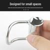 Compact Bathroom Faucet Angle Valve Wrench – Universal Tool for Narrow Space Assembly and Disassembly